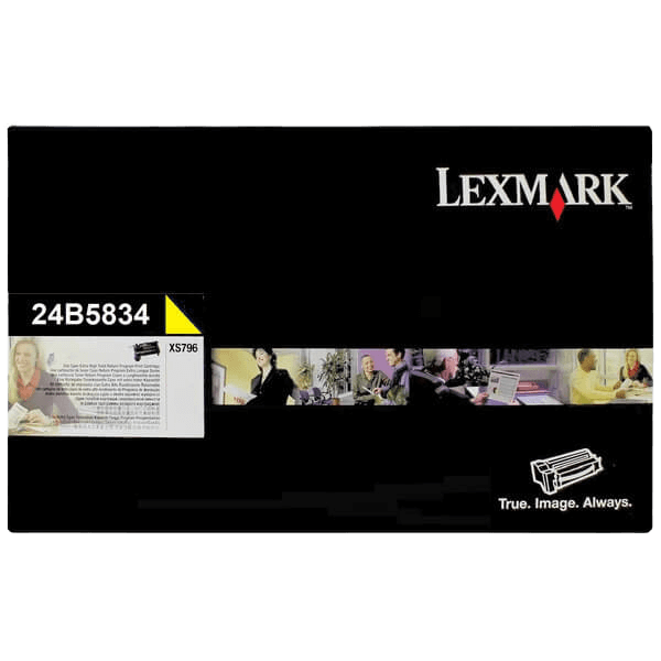 Lexmark 24B5834 gul original toner 18000 sider