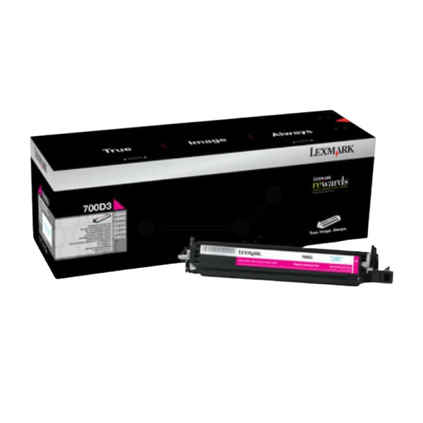 Lexmark 700D3 magenta original developer unit 40000 sider (70C0D30)