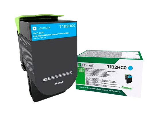 Lexmark 71B2HC0 XL cyan original toner 3500 sider