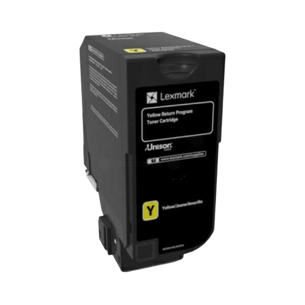Lexmark 74C20Y0 gul original toner 3000 sider
