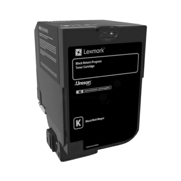 Lexmark 74C2HKE XXL sort original toner 20000 sider