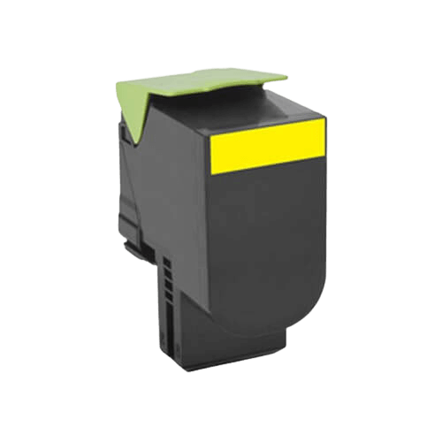 Lexmark 802HY XXL gul kompatibel toner 3000 sider (80C2HY0)