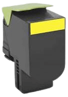 Lexmark 802SY XL gul original toner 2000 sider (80C2SY0)