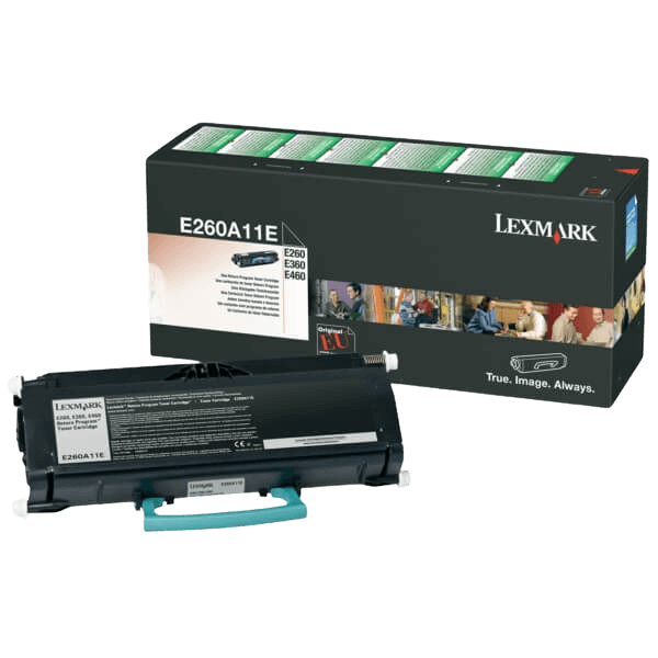 Lexmark E260A11E / E260A21E / E260A80G sort original toner 3500 sider