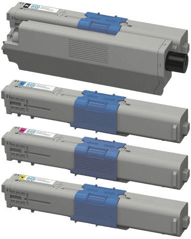 OKI 44469803 4 stk. rabatpakke toner 9500 sider - kompatibel
