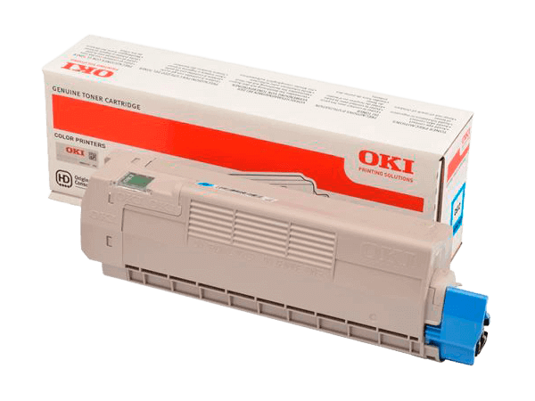 OKI C 612 cyan original toner 6000 sider (46507507)