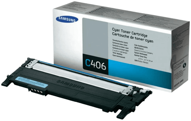 Samsung CLT-C406S cyan original toner 1000 sider (ST984A)