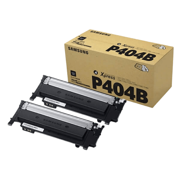 Samsung CLT-P404B twin pack sort original toner 2 x 1500 sider (SU364A)