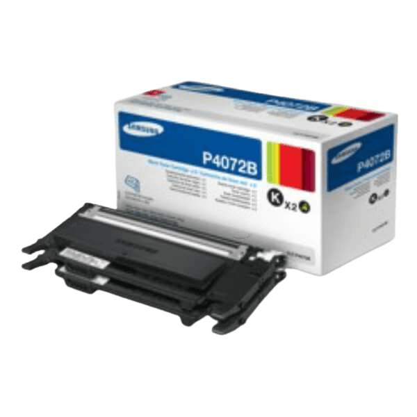 Samsung CLT-P4072B twin pack sort original toner 2 x 1500 sider (SU381A)
