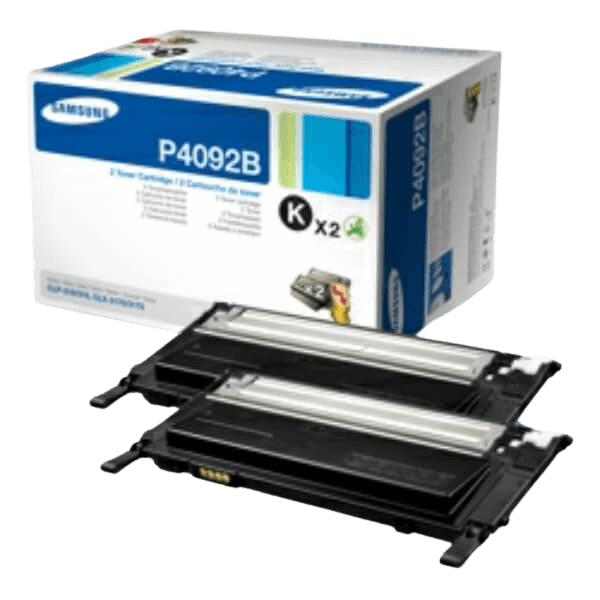 Samsung CLT-P4092B twin pack sort original toner 2 x 1500 sider (SU391A)